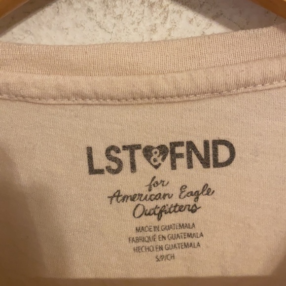 AMERICAN EAGLE MTV TAN USA THEME TANK SIZE SMALL - Picture 2 of 4